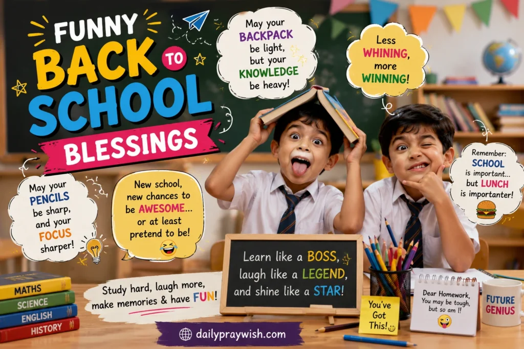 Back to school blessings