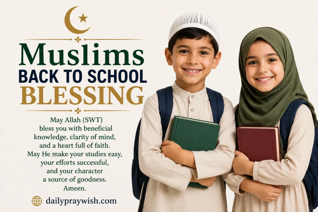 Back to school blessings