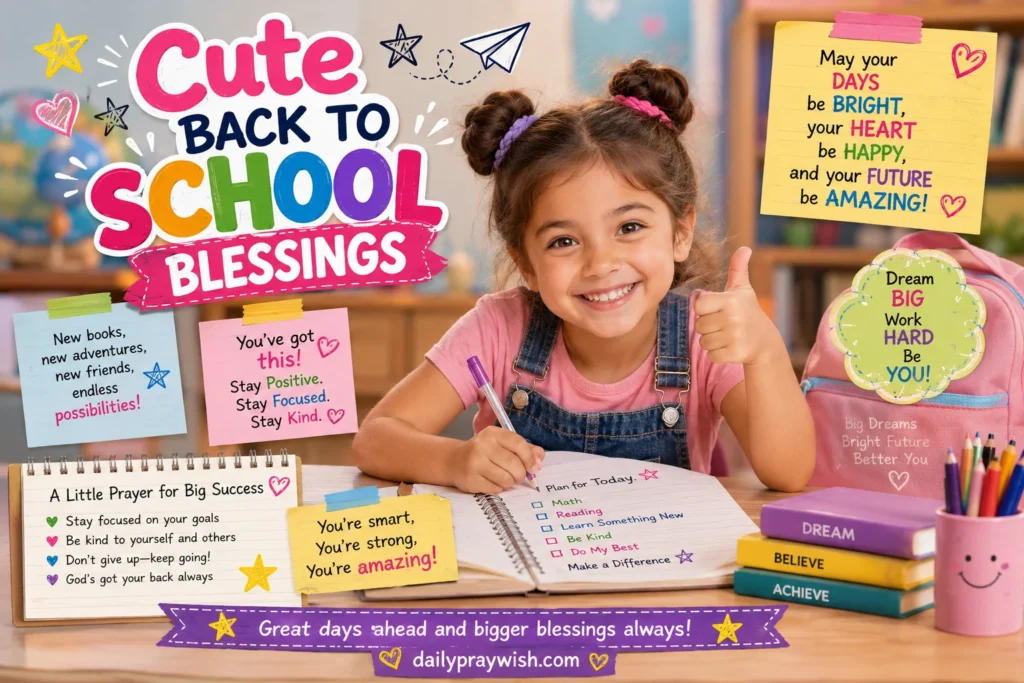 Back to school blessings
