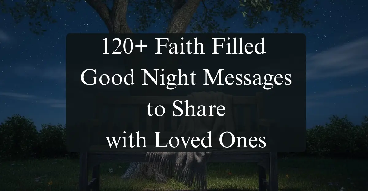 Good Night Prayers