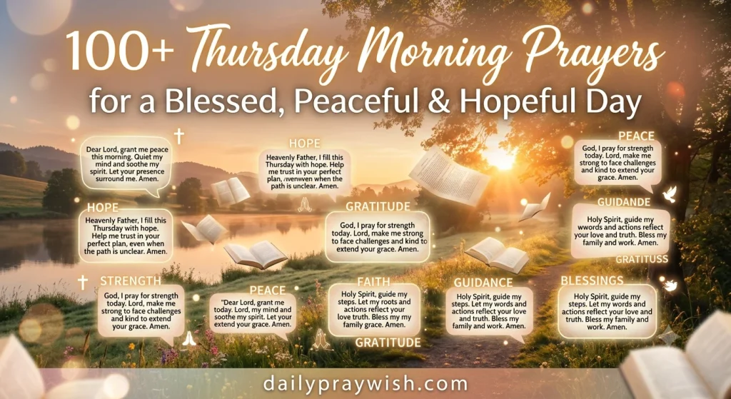 Thursday Morning Prayers