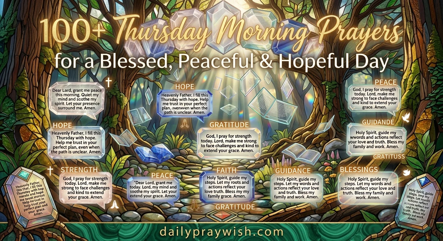 Thursday Morning Prayers