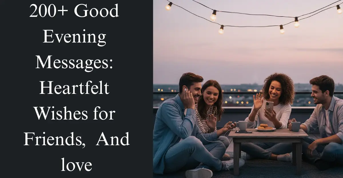 Good Evening Messages