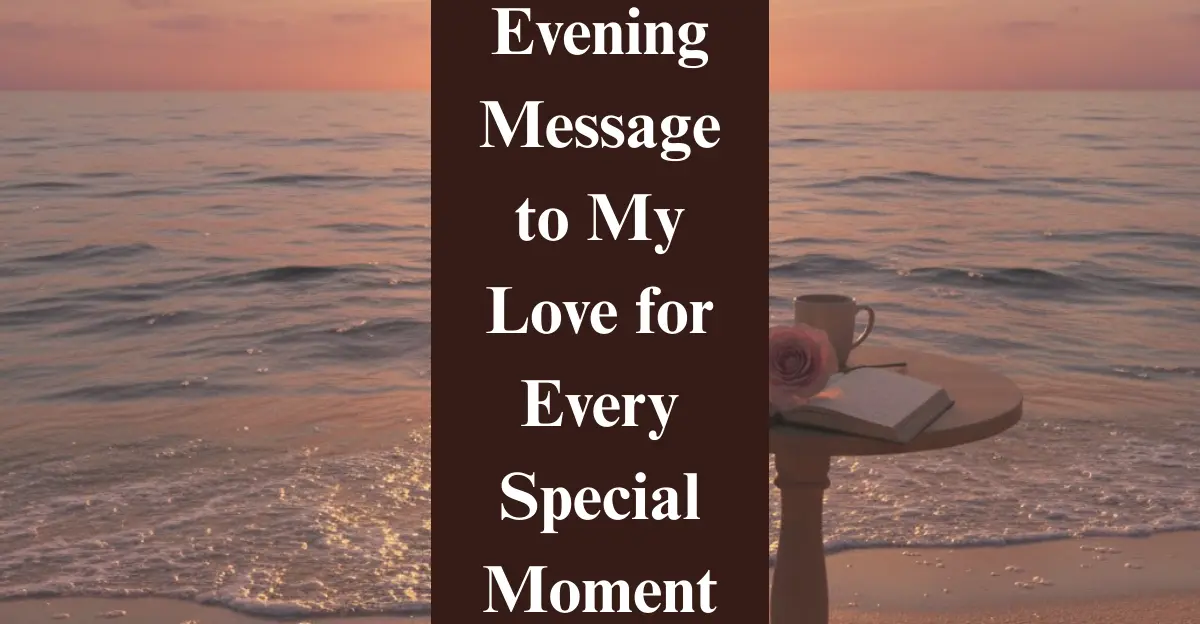 Good Evening Messages