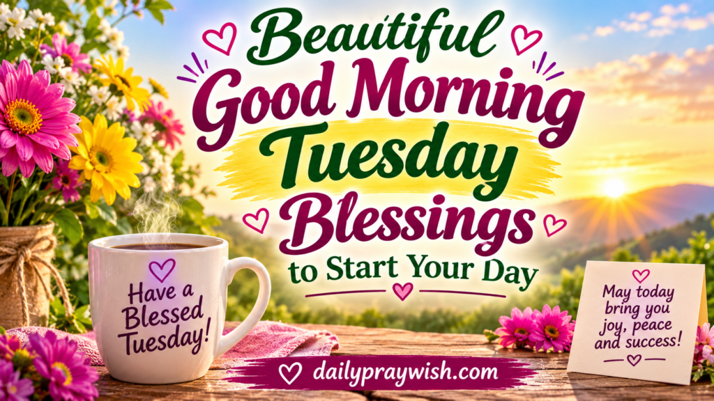 Good Morning Tuesday Blessings