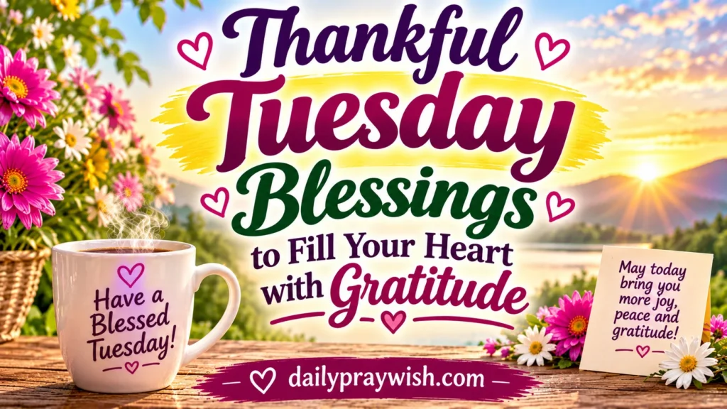 Good Morning Tuesday Blessings