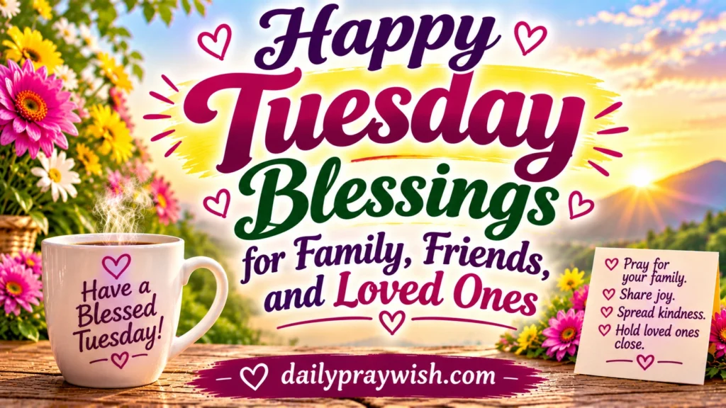 Good Morning Tuesday Blessings