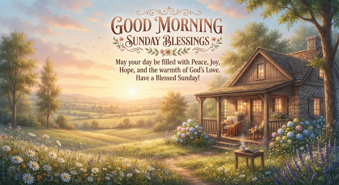 Good Morning Sunday Blessings
