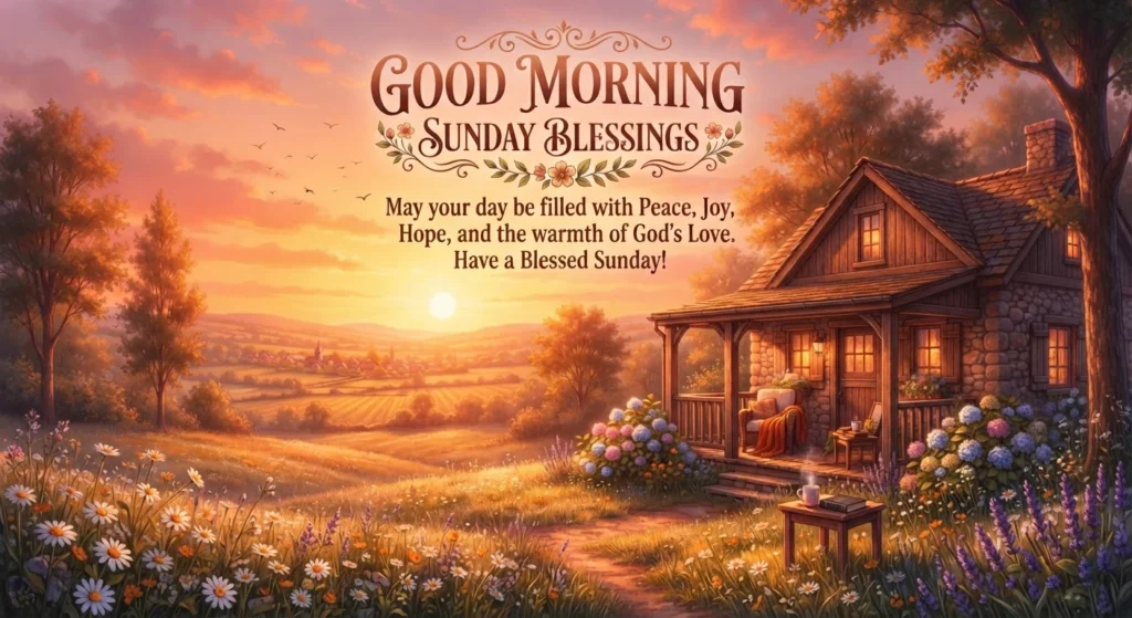 Good Morning Sunday Blessings