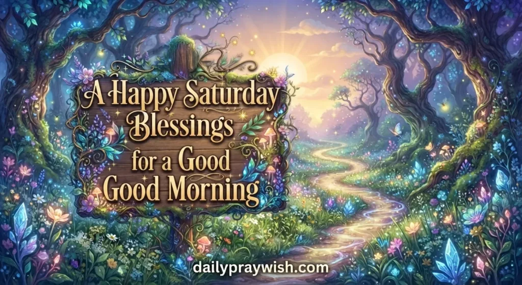 Happy Saturday Blessings