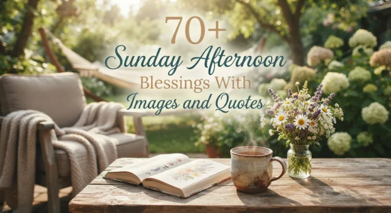 Sunday Afternoon Blessings