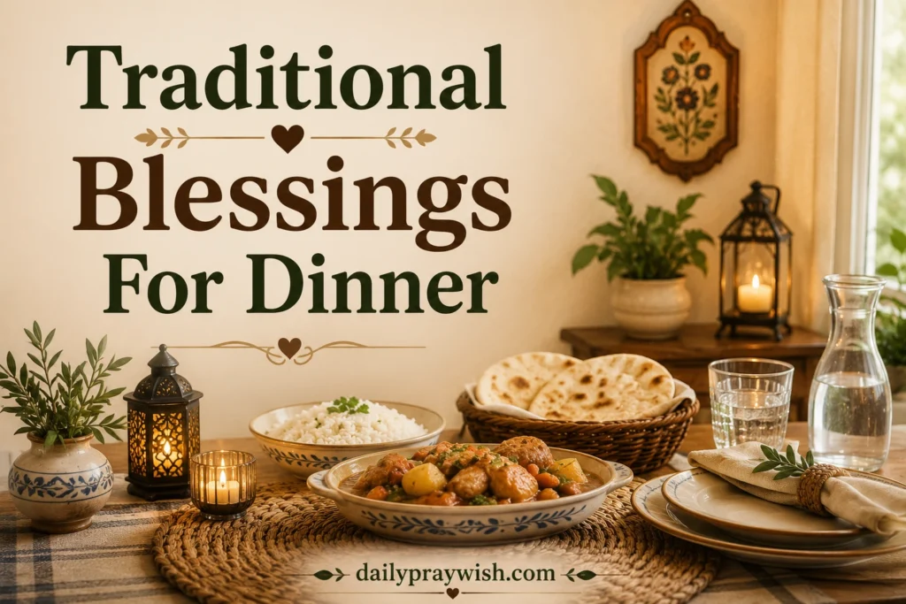 Blessings For Dinner