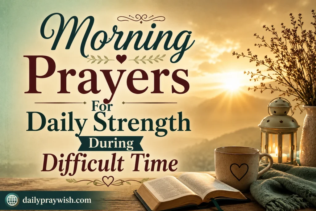 Morning Prayers For daily strength