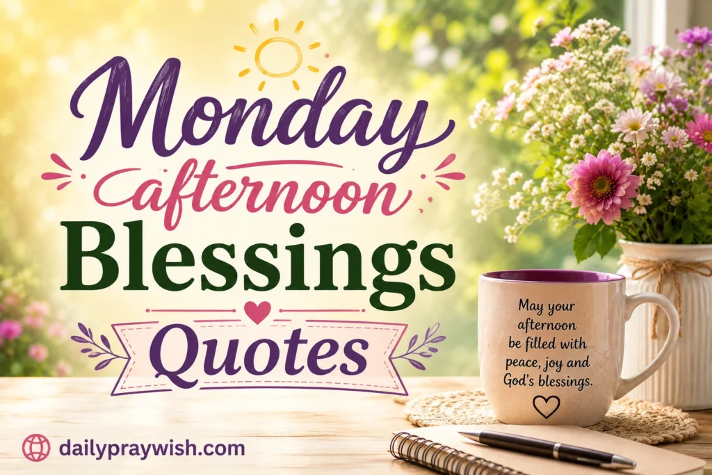 Monday Afternoon Blessings