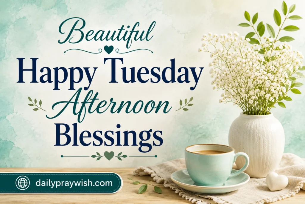 Happy Tuesday Afternoon Blessings