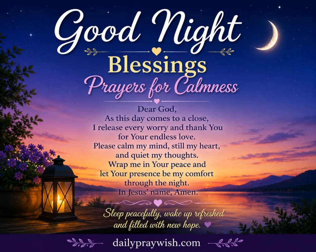 Good Night Blessings