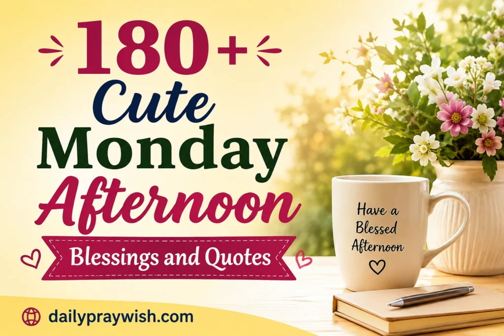 Monday Afternoon Blessings