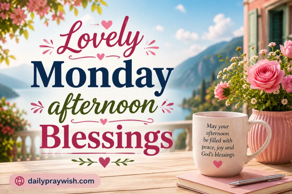 Monday Afternoon Blessings