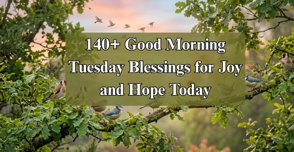 Good Morning Tuesday Blessings