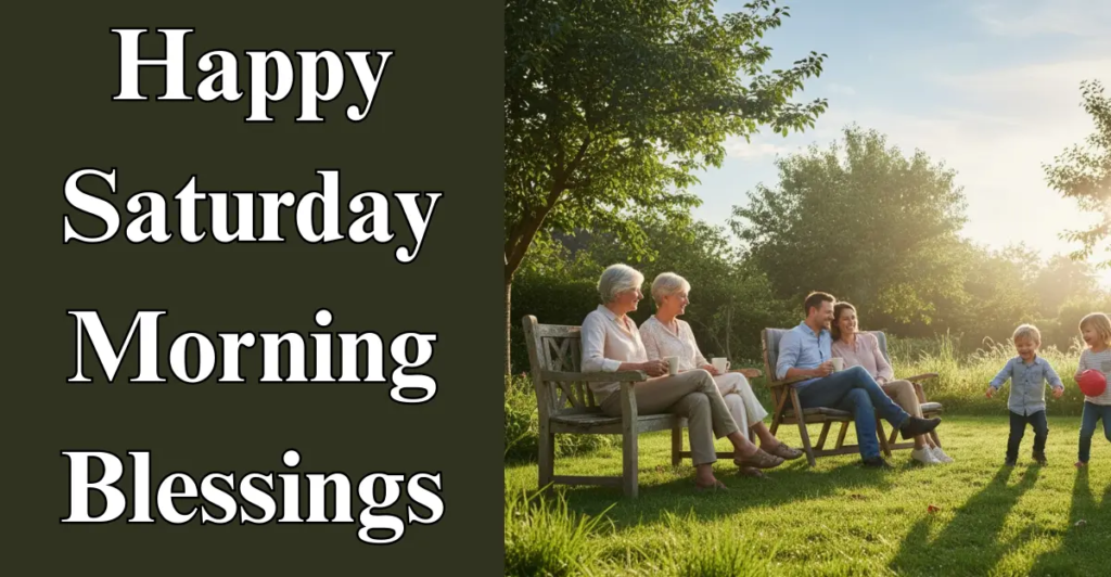 Good Morning Saturday Blessings