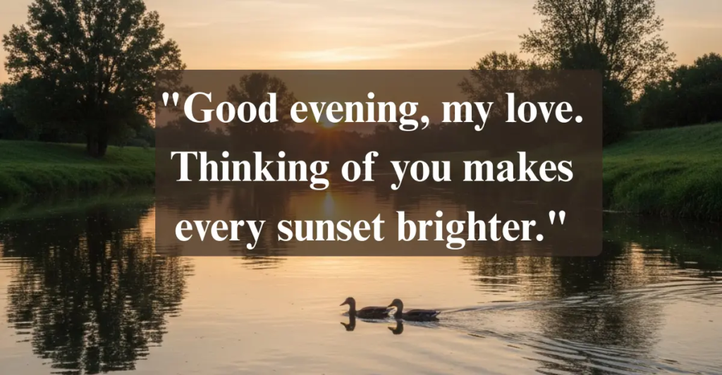Evening messages