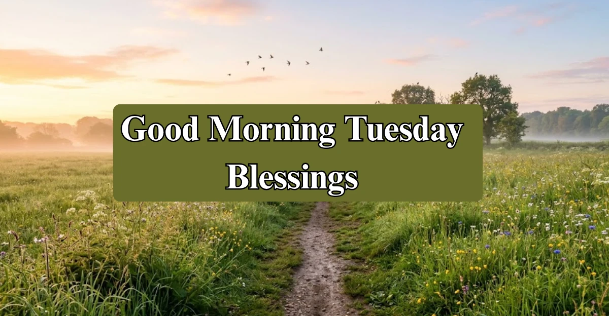 Good morning Tuesday blessings