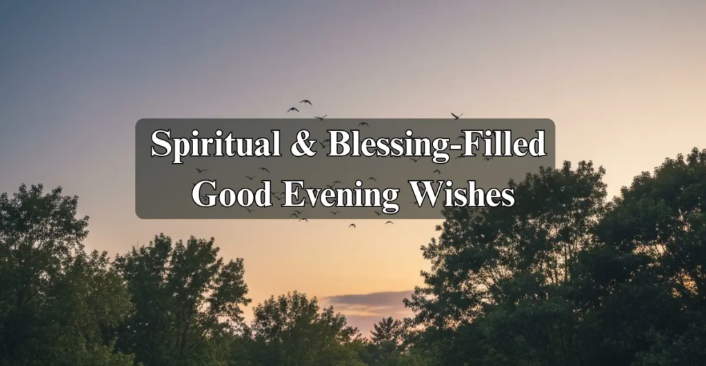 Good Evening Messages