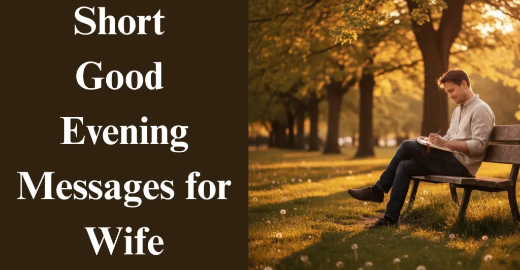 Good Evening Messages for Wife