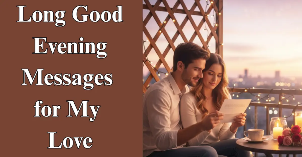 Good Evening Messages to My Love